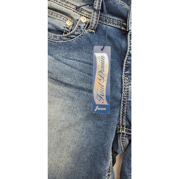 New NWT Seven Jeans Knit Denim Shorts Size 6 Longer Length Mom Short Soft - Picture 4 of 7